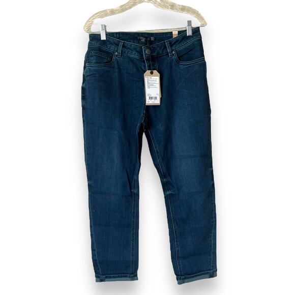 NWT Prana Buxton, Deep Blue, relaxed boyfriend jeans size 6 - Picture 2 of 11